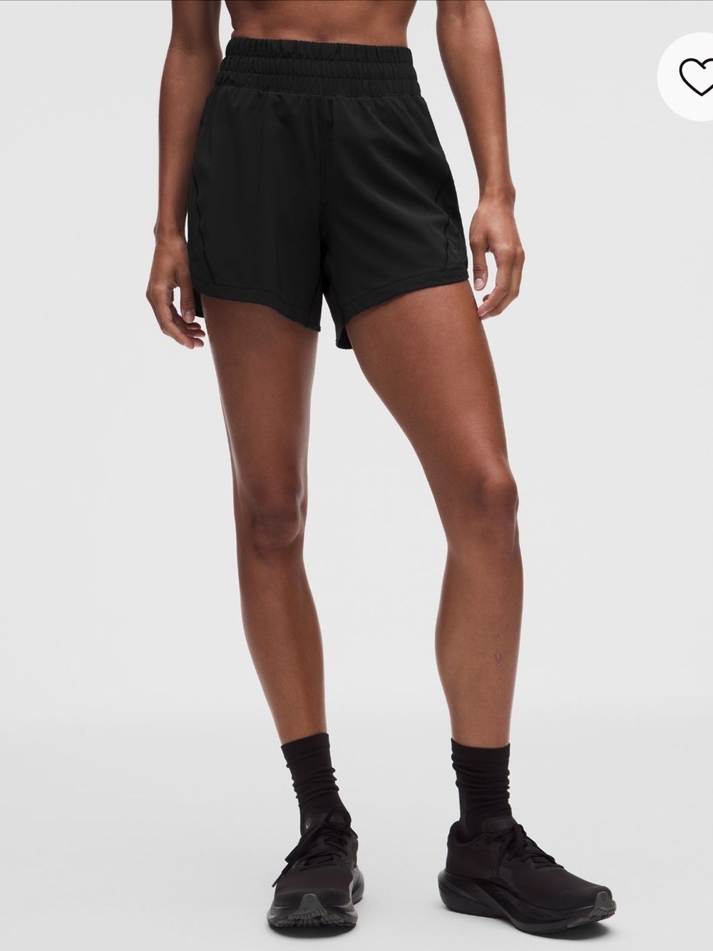 Lululemon Track That High Rise Lined Short- Black - Picture 2 of 12